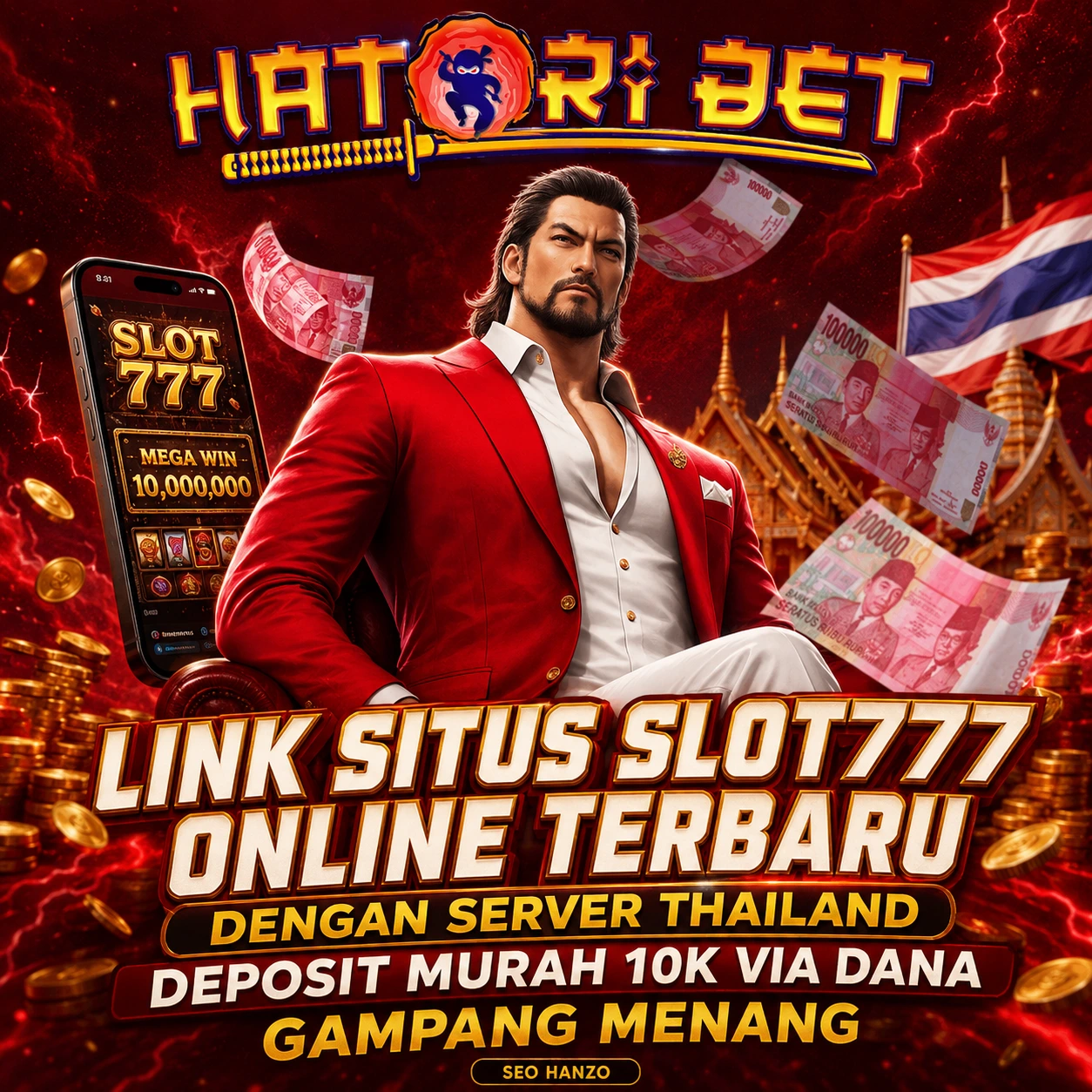 HATORIBET : Link Situs Slot777 Online Terbaru Dengan Server Thailand Deposit Murah 10K Via Dana Gampang Menang